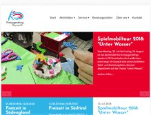 Tablet Screenshot of kjr-bayreuth.de